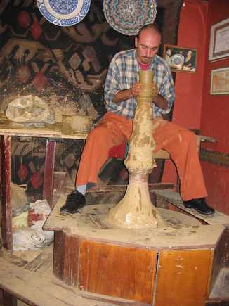 Pottery making in Istanbul