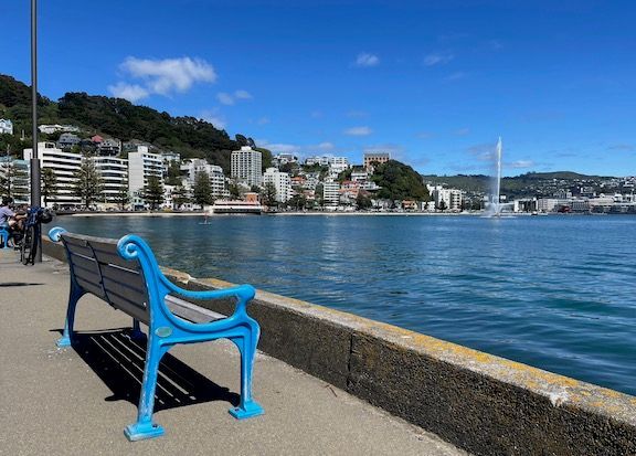 On the waterfront parade