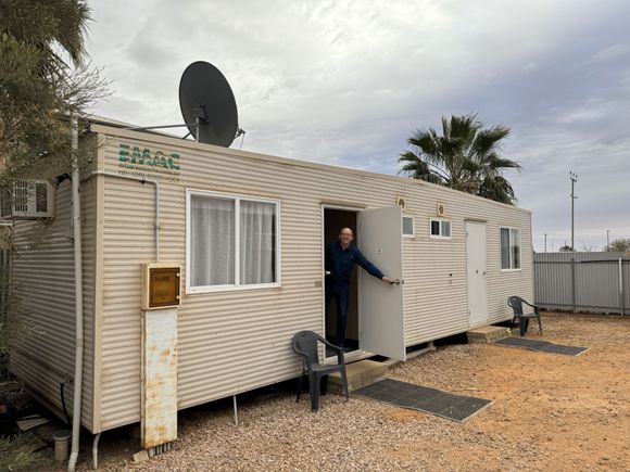 The overflow. Not fancy but quite comfortable.