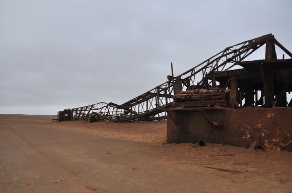 the stark beauty against a desolate land