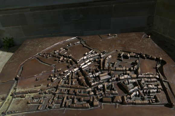 A depiction of the town in 1800