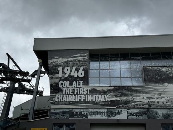 Once back in Corvara, we took the Col Alt lift, which goes up to one side of an expansive ski and hiking area accessible from Corvara, San Cassiano and La Valle.