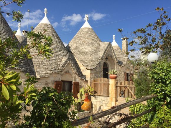 Our airbnb trullo house in Puglia.