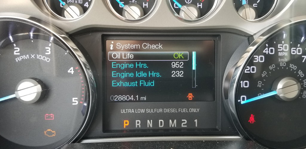 engine idle shutdown timer