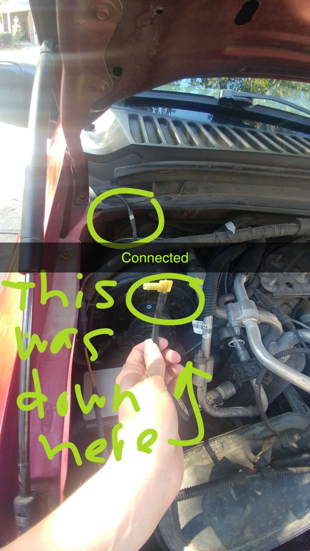 Washer fluid hose Ford Truck Enthusiasts Forums