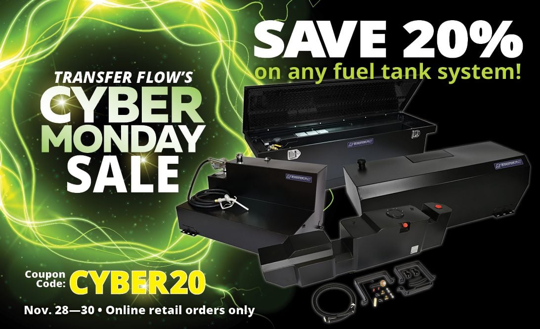 SAVE 20% on a Transfer Flow fuel tank system! - Ford Truck
