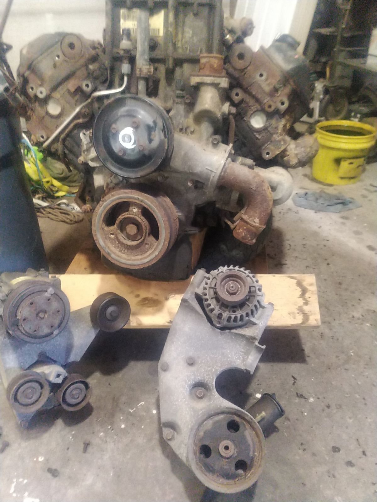 Dual Alternator Bracket, Belt and Alt. Part Numbers Ford Truck