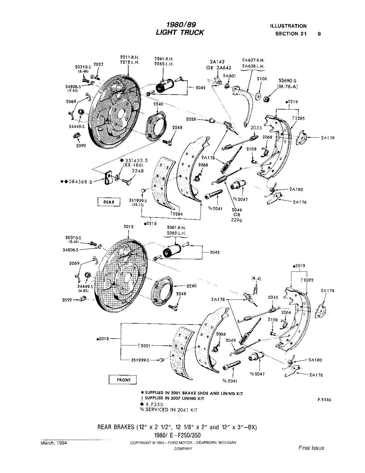 F350 drum brakes - Ford Truck Enthusiasts Forums