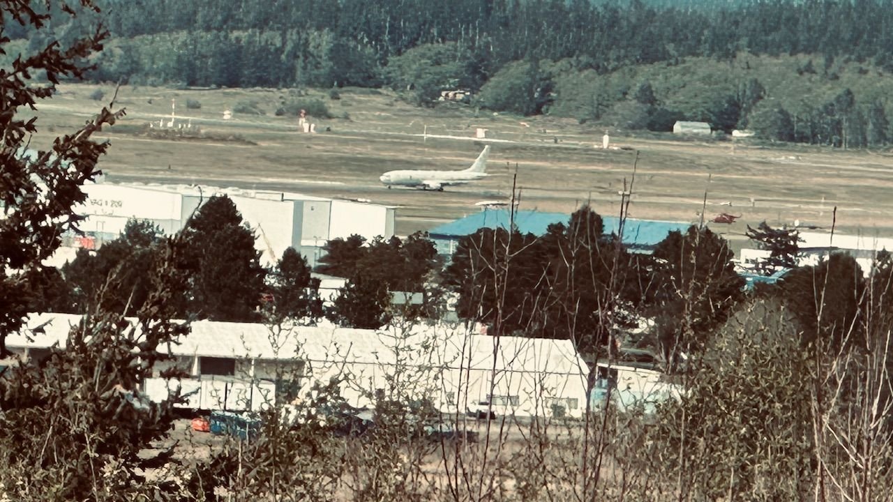 As if a part of the program the new P-8 Poseidon preps for take off on the same runways I flew off of in the P-3 Orion.  Out with the old, the ancient and in with the new…
