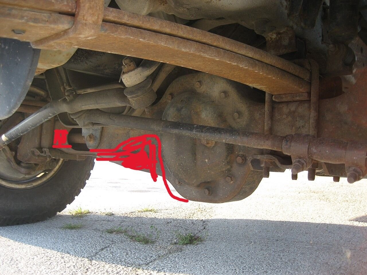 red is what had been cut out. not sure why