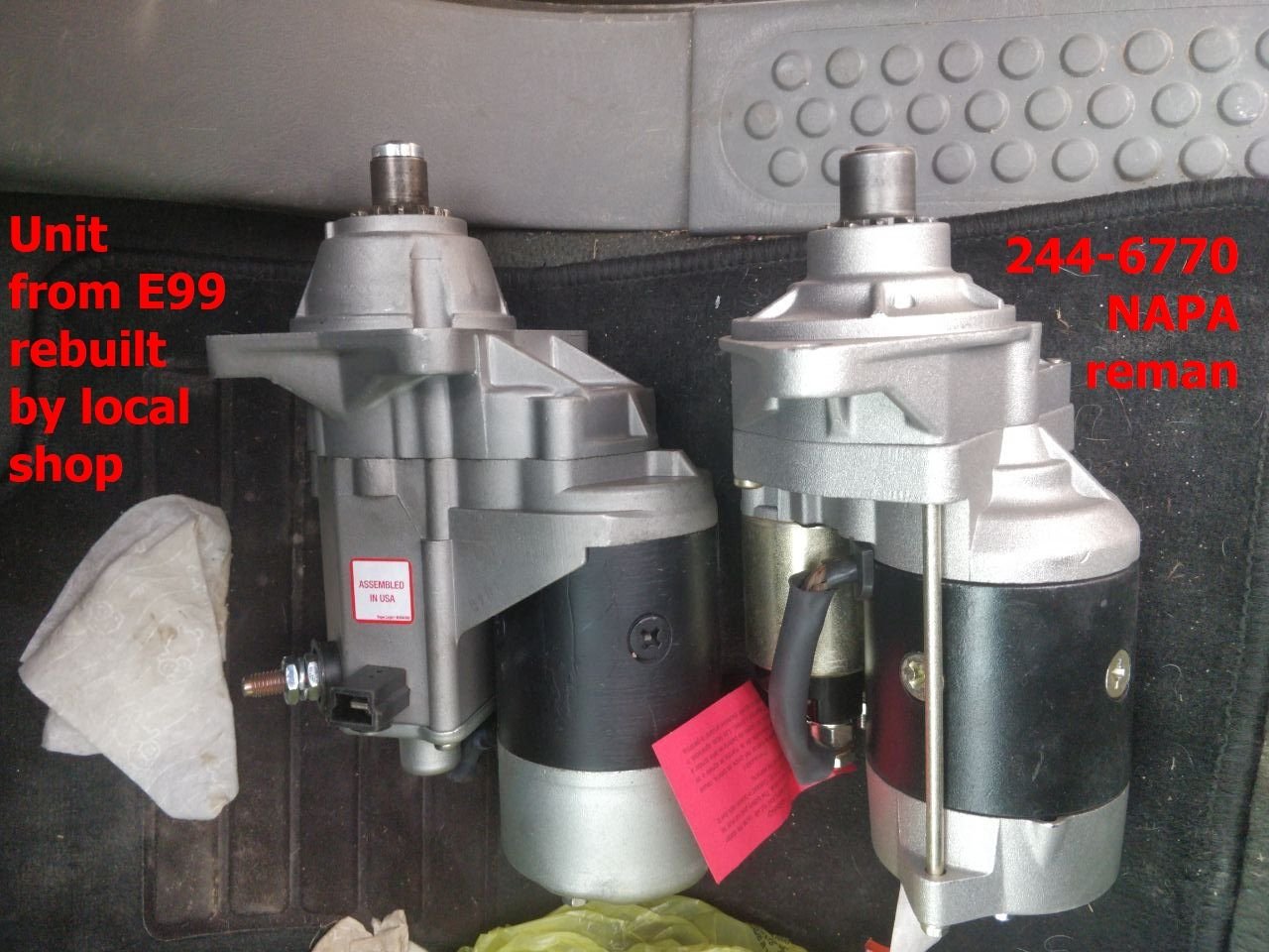 Starter confusion 2hole vs 3hole, long nose vs short nose Ford