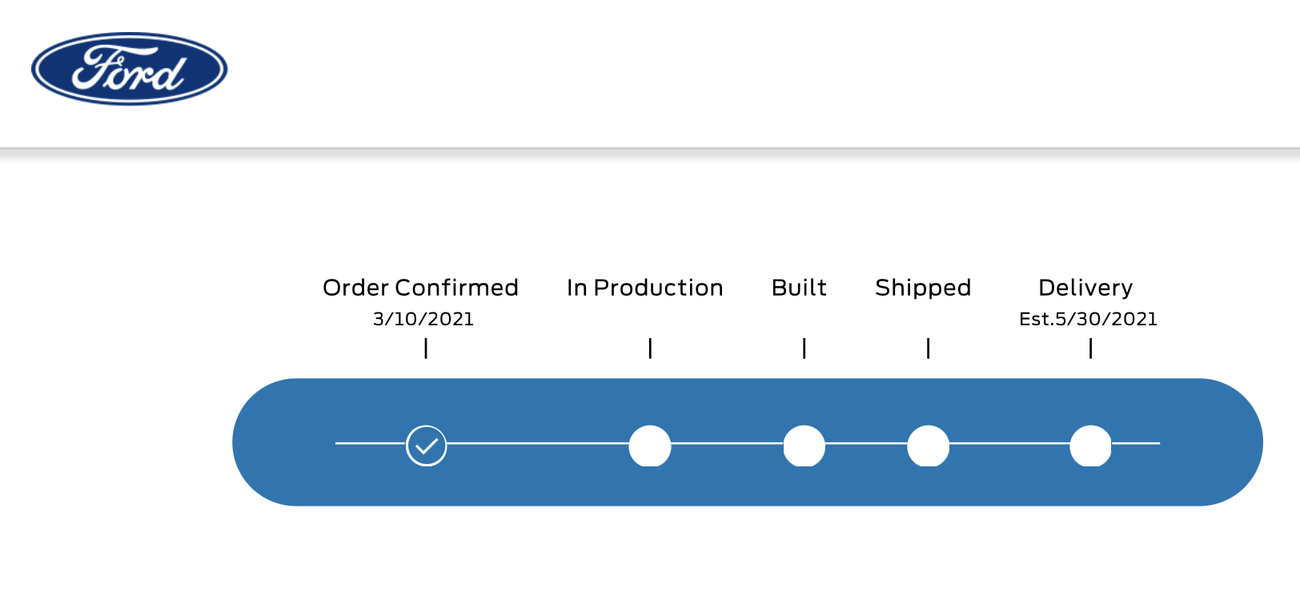 2021 Ford Super Duty Order Tracking Thread. Please NO Off Topic - Page