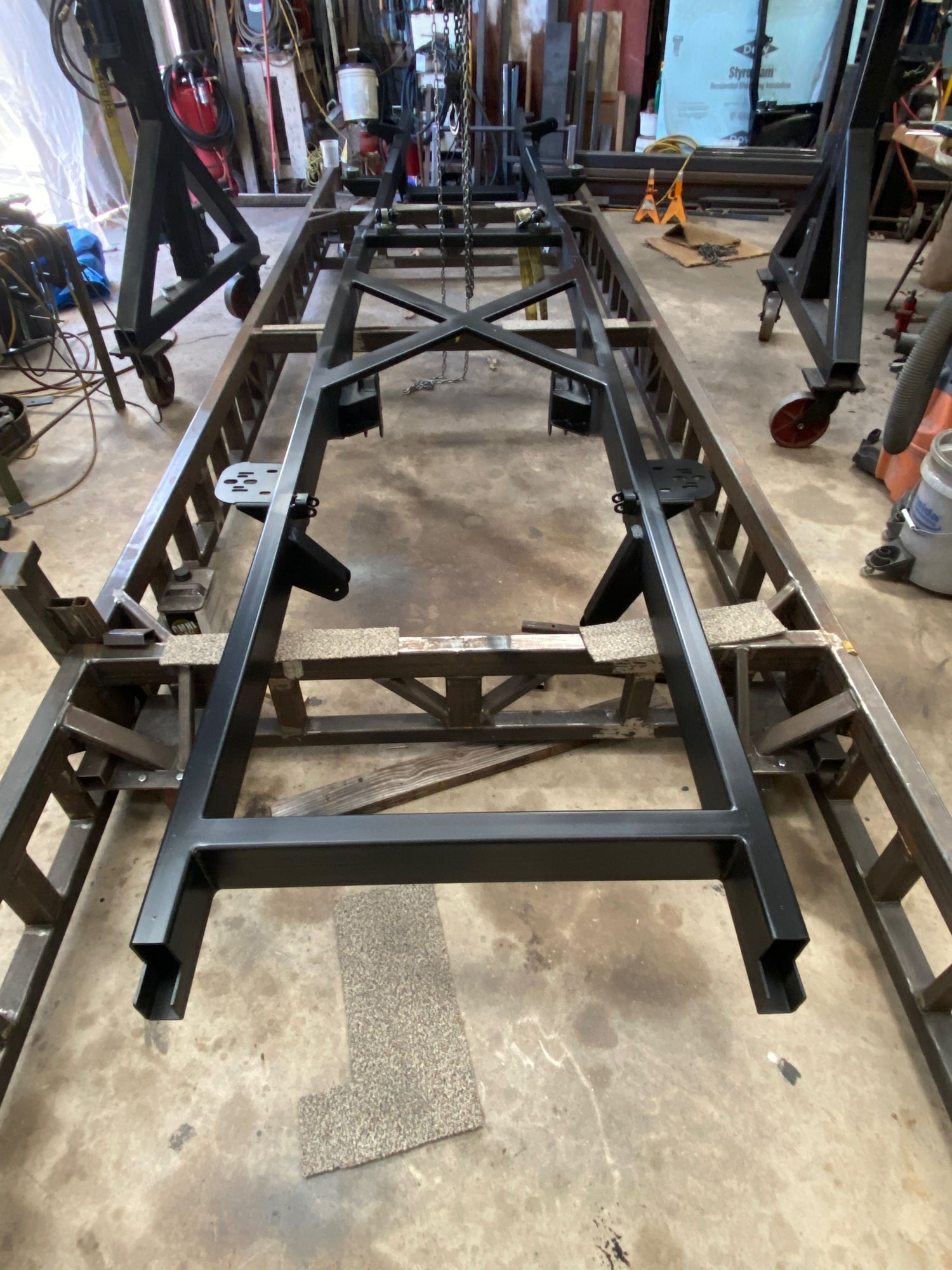 Rear of frame