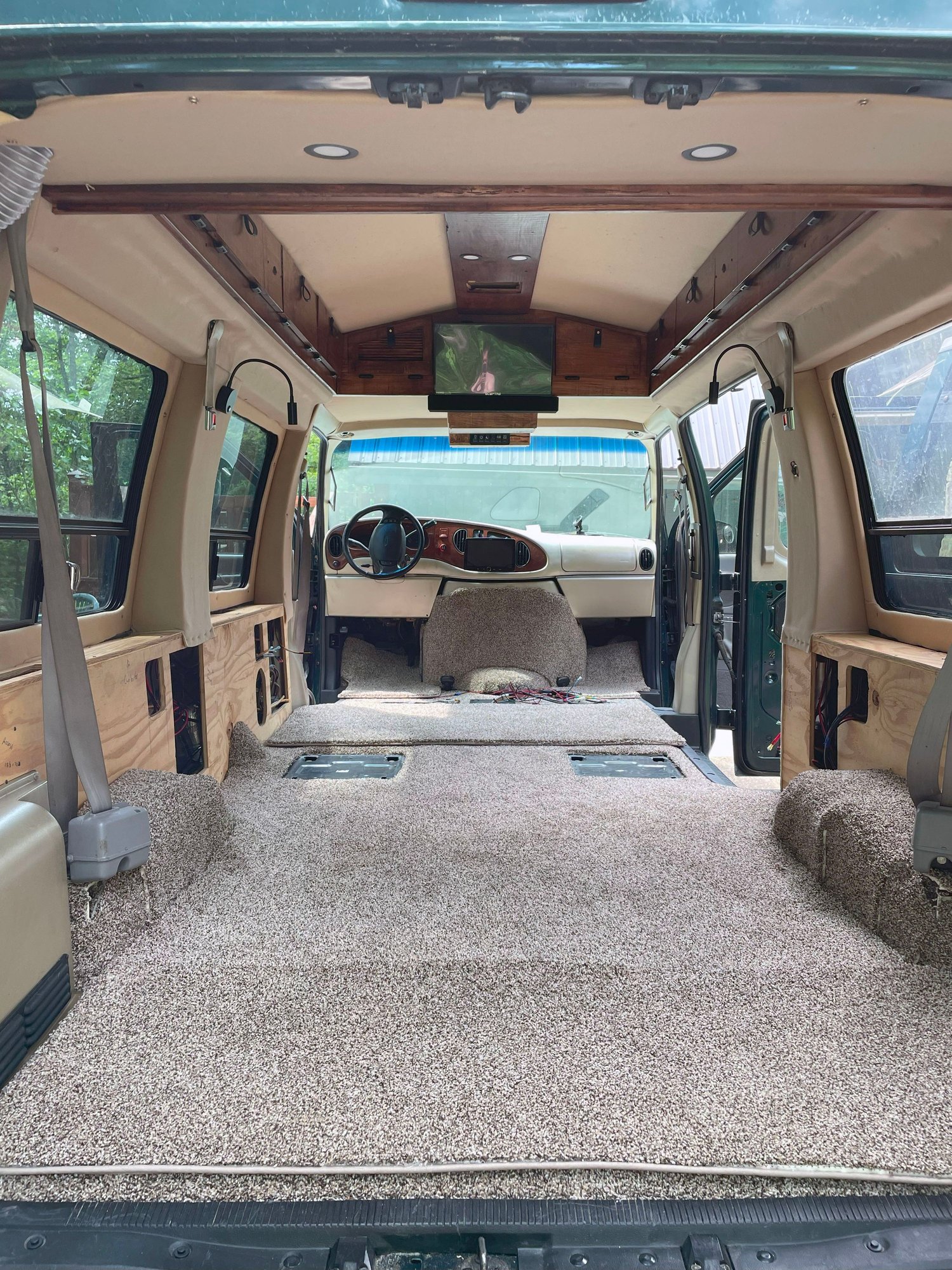 Carpet and floor mats installed