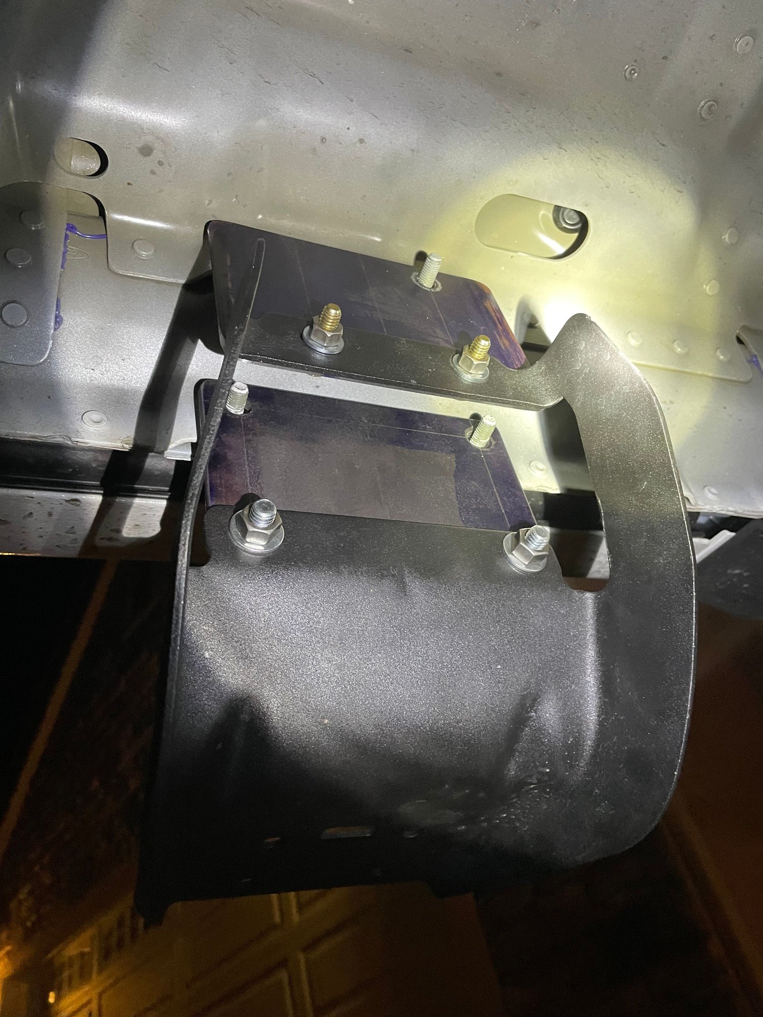 brackets or other gizmo's to lower running boards? Page 2 Ford