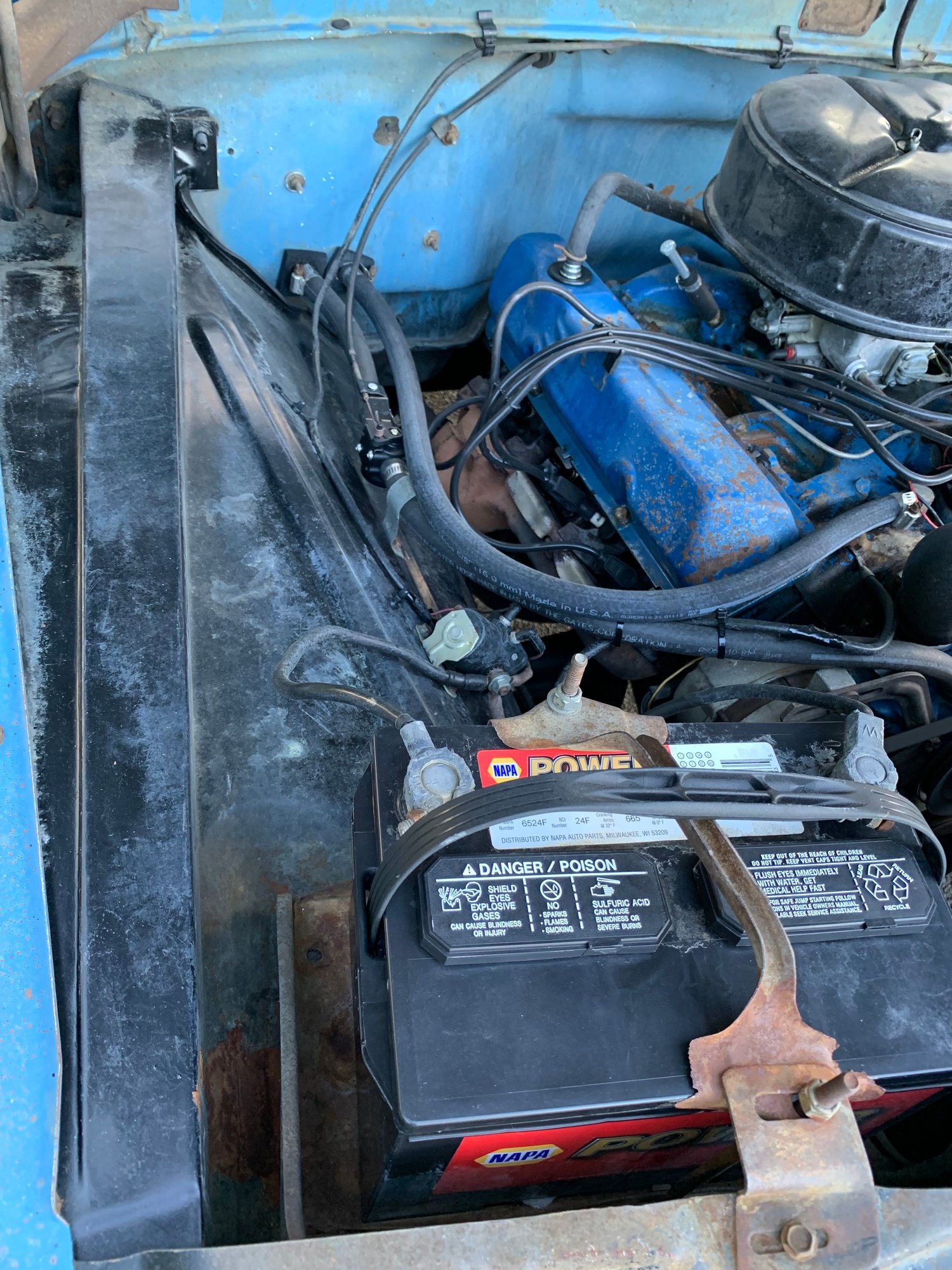 1966 Ford F-100 - 1966 F 100 Custom cab- super clean, almost no rust, very nice original truck - Used - VIN f10yr776059 - 92,000 Miles - 8 cyl - 2WD - Manual - Truck - Blue - Portland, OR 97140, United States