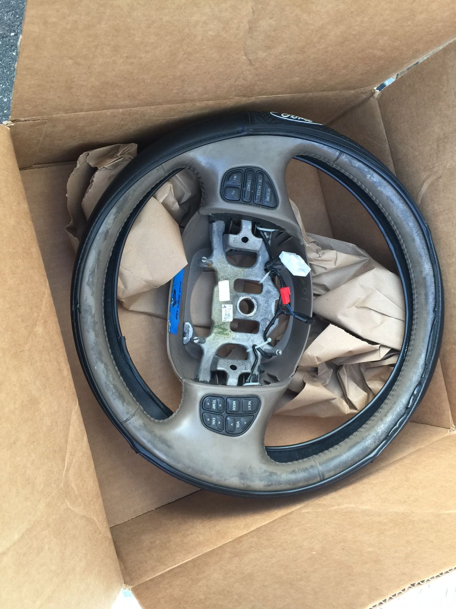Steering Wheel Swap Done! Ford Truck Enthusiasts Forums