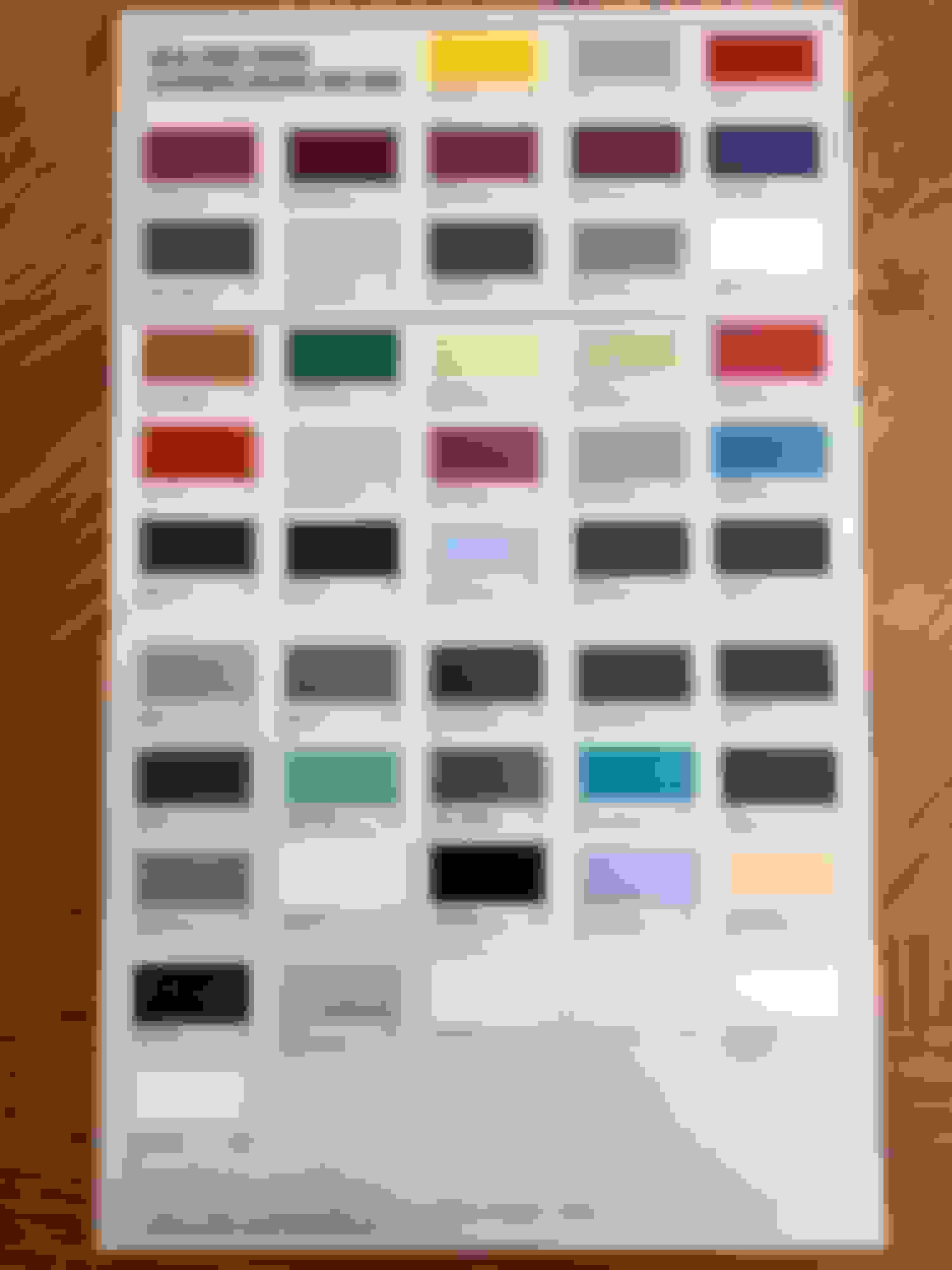 Ford truck paint codes / color samples Ford Truck Enthusiasts Forums