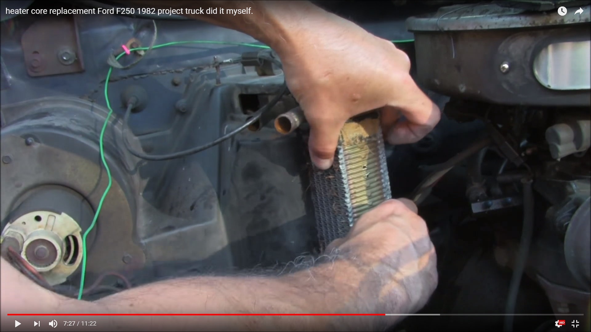 just replaced my heater core thought I'd share a video what I needed to do with others Ford