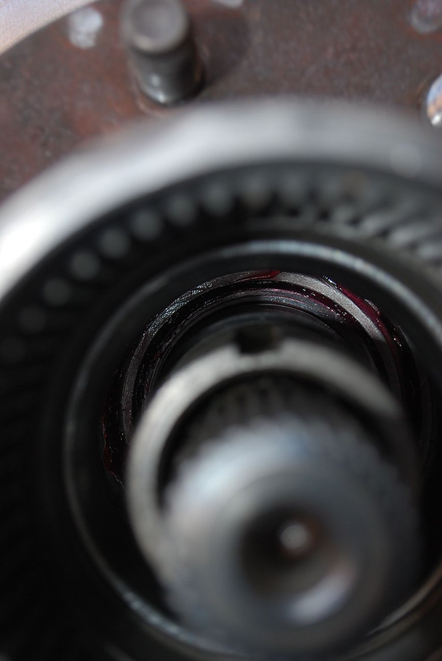 Best way to remove wheel bearing race stuck to spindle? Ford Truck