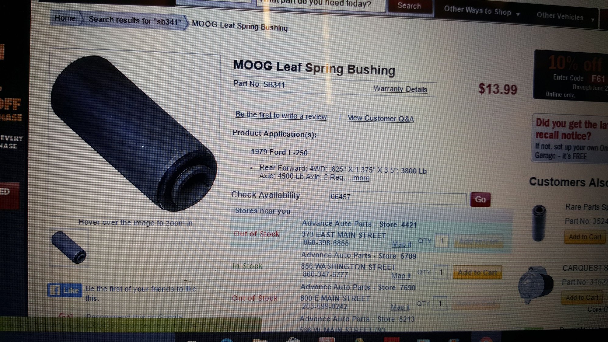 Leaf spring bushing loose in hole Ford Truck Enthusiasts Forums