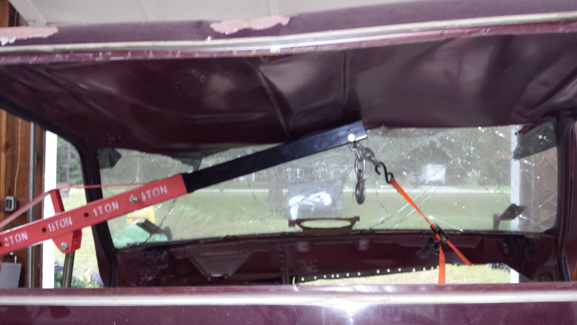 What's the Best way to lift the cab off frame with little help Ford