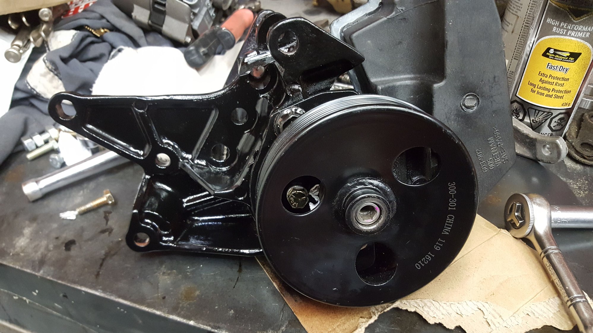 Quit whining! Saginaw 2 power steering install Ford Truck Enthusiasts