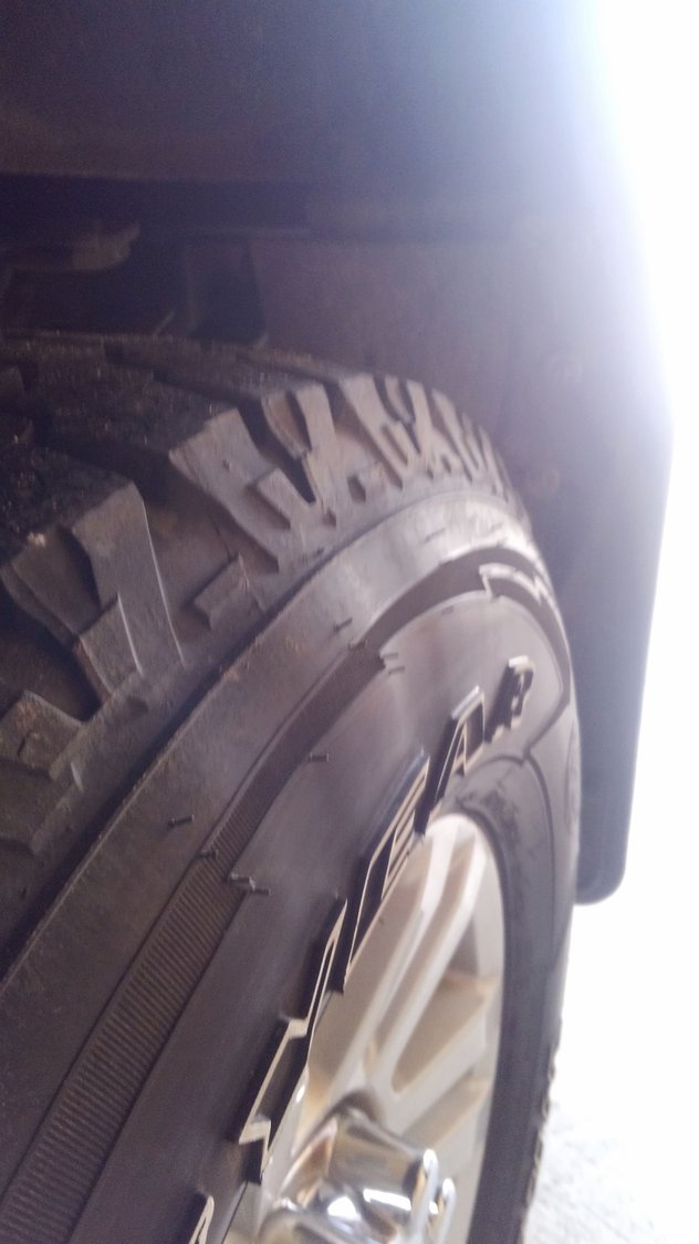 What caused these ripples on my tires - Ford Truck Enthusiasts Forums