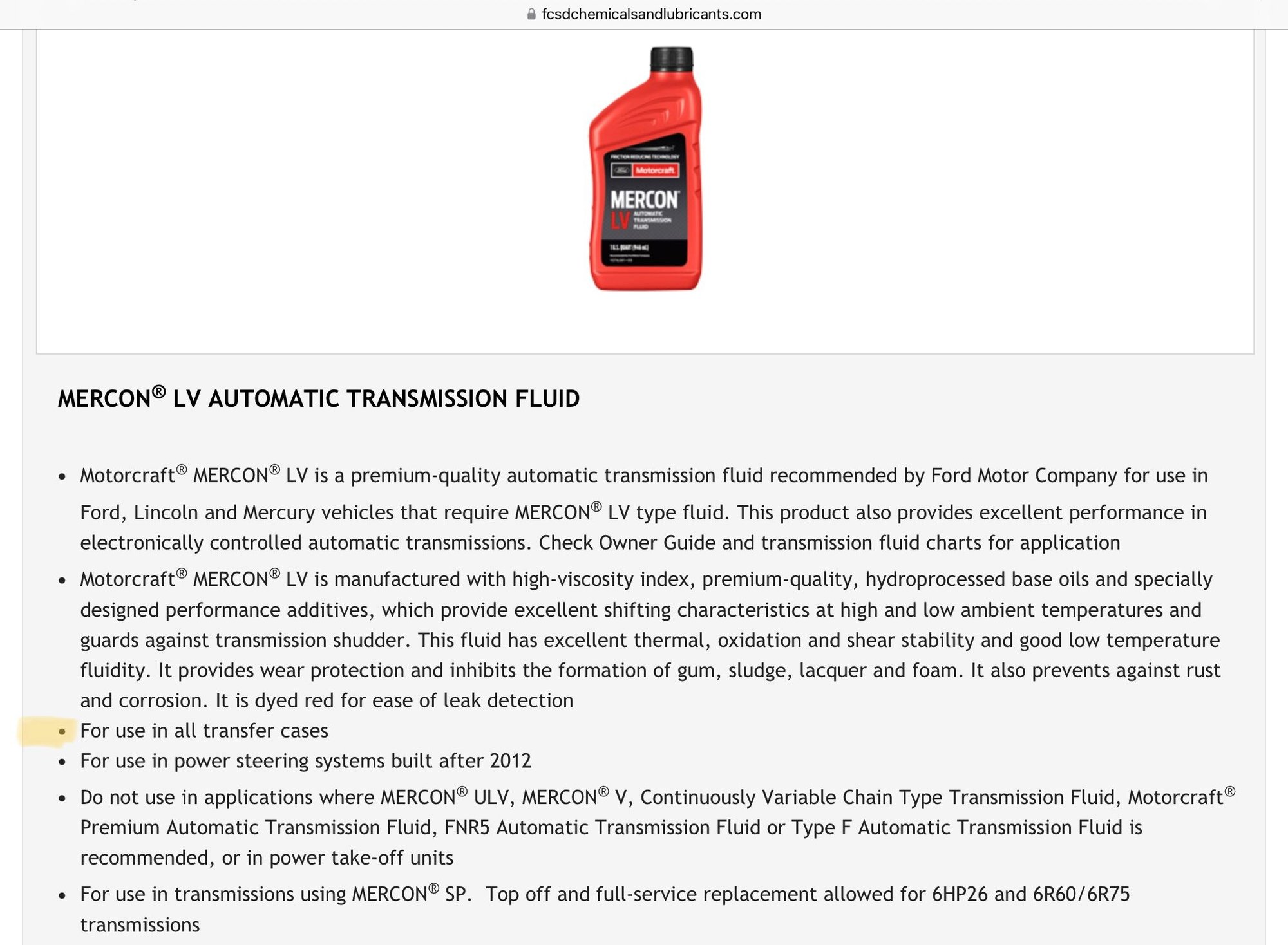 C6 Transmission Maintenance Noob (gear vendors overdrive) Ford Truck