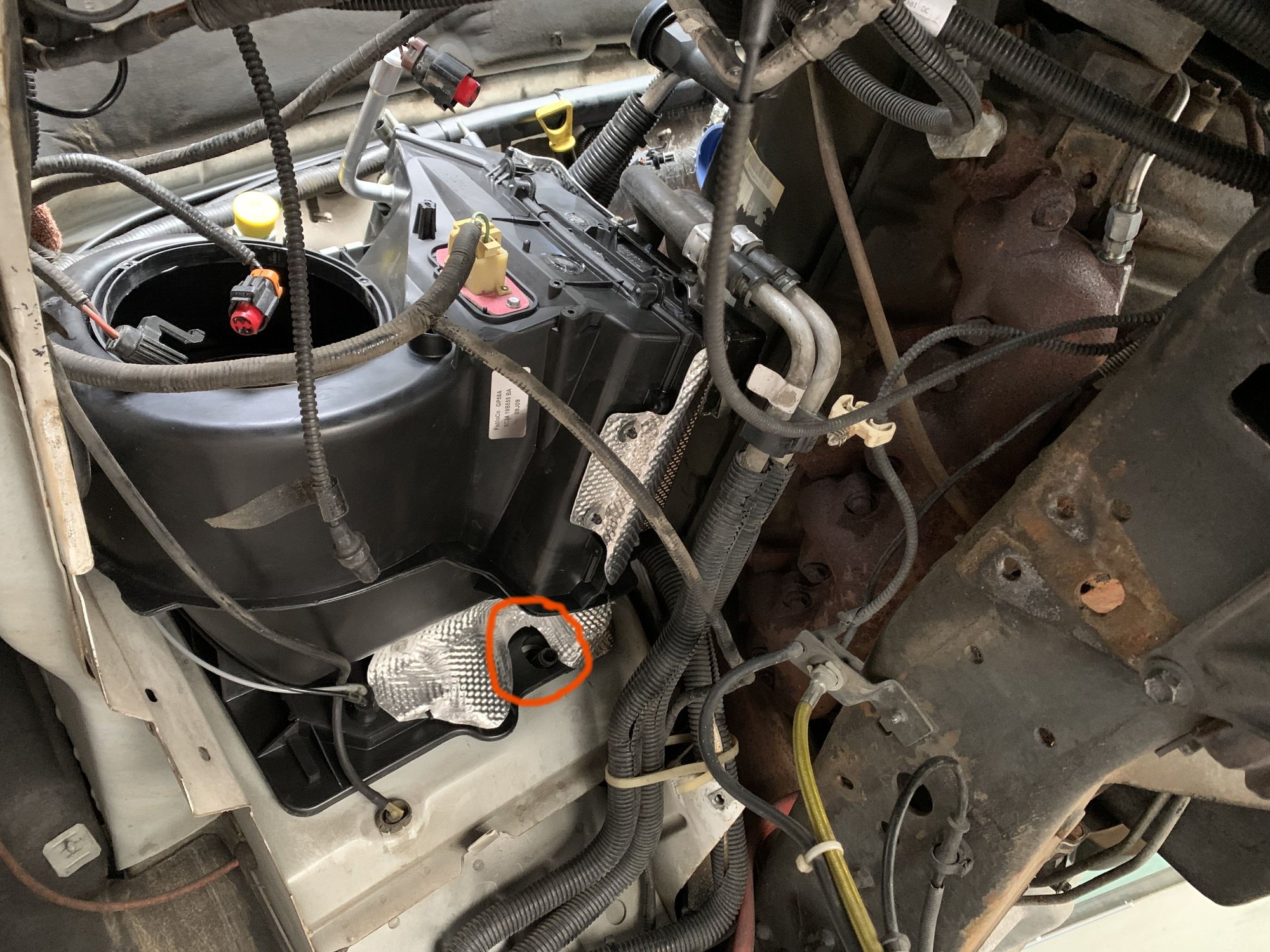 Confusion about heater core hoses, 2002 Ex 7.3. Need advice Ford