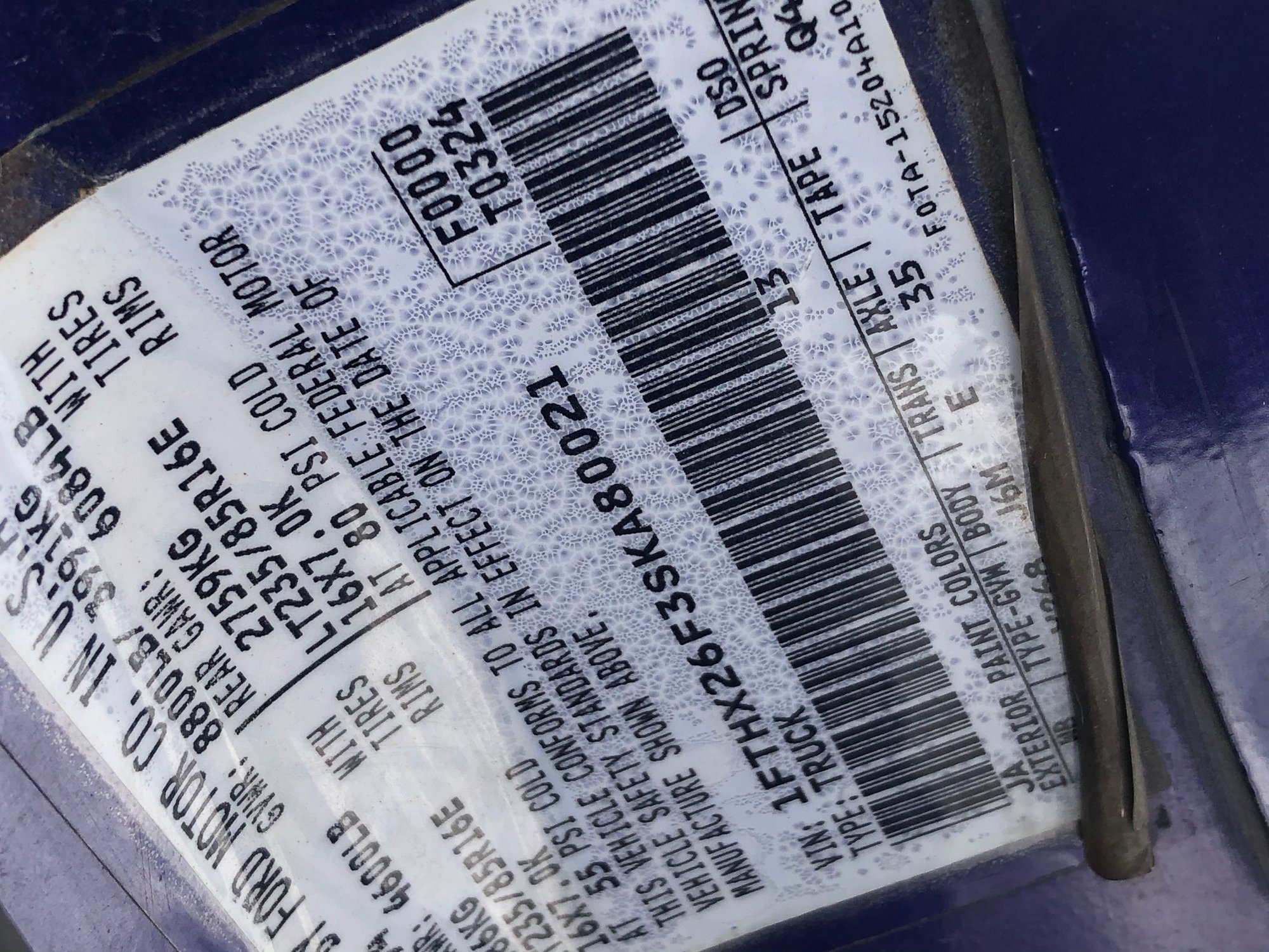 1995 Ford F-250 - Parting out 95 f250 - Used - VIN Sghdyh13556335( - 307,000 Miles - 8 cyl - 4WD - Automatic - Truck - Purple - Boonville, NY 13309, United States