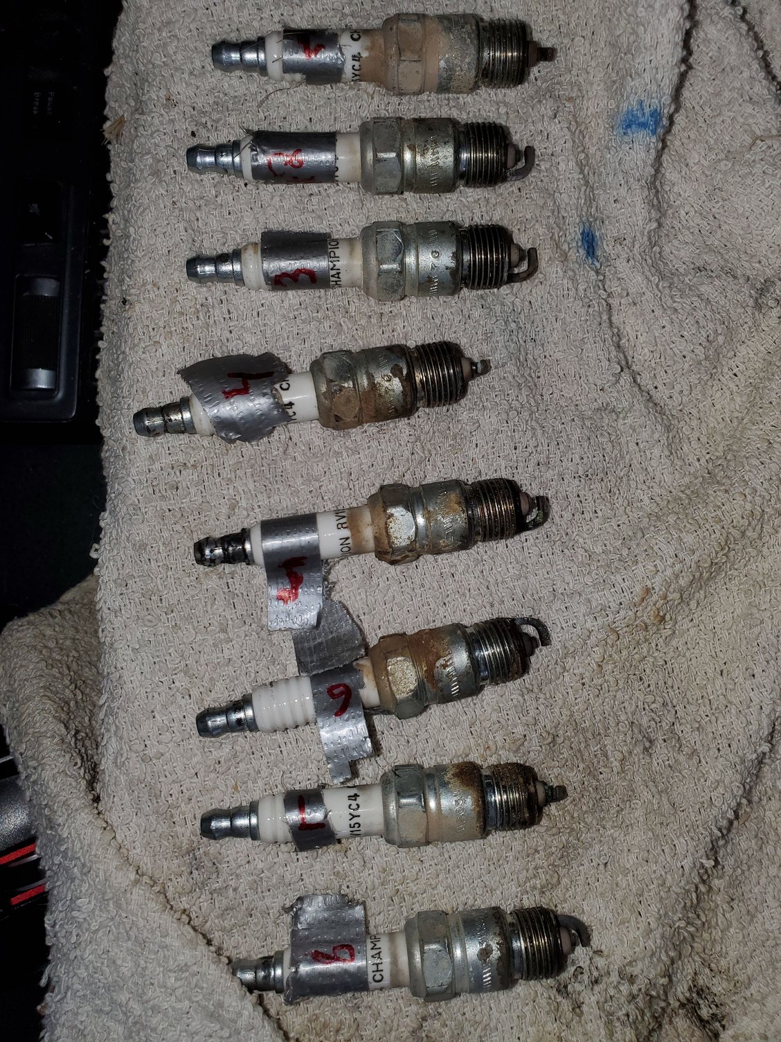 1986 f250 spark plug oxidation on 5/8 spark plugs Ford Truck