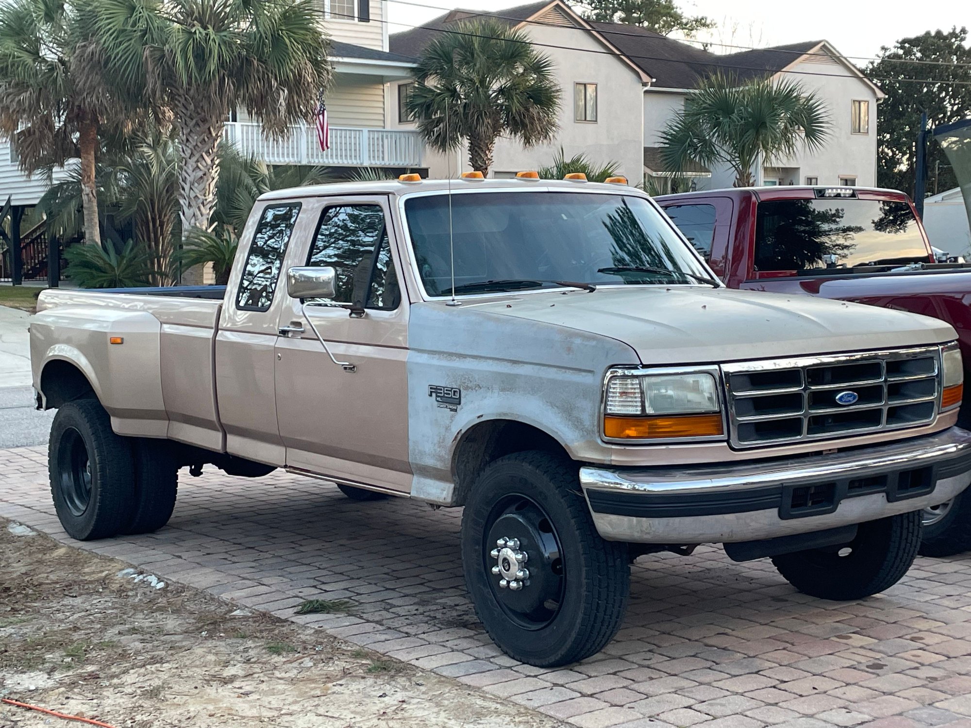 1997 Ford F-350 - *SOLD*1997 F350XL power stroke diesel for sale - Used - VIN 1FTJX35F8VEC03842 - 152,000 Miles - 8 cyl - 2WD - Manual - Truck - Gold - Surfside Beach, SC 29575, United States