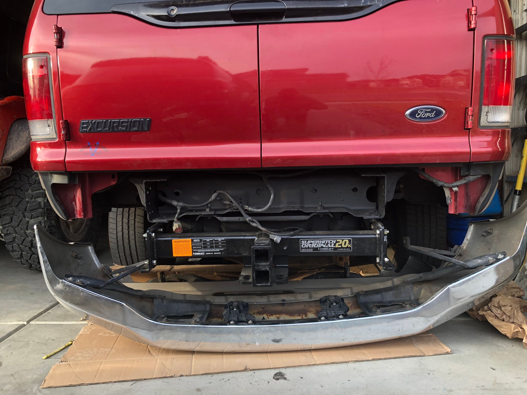 New hitch for 2000 excursion Ford Truck Enthusiasts Forums