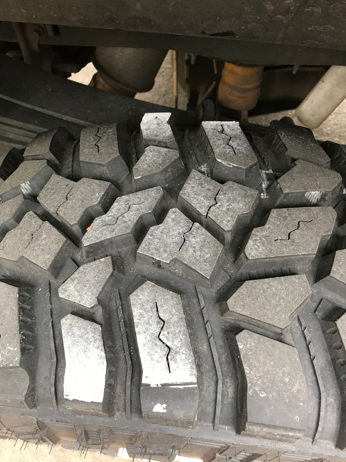 Tire chalk test results - Ford Truck Enthusiasts Forums
