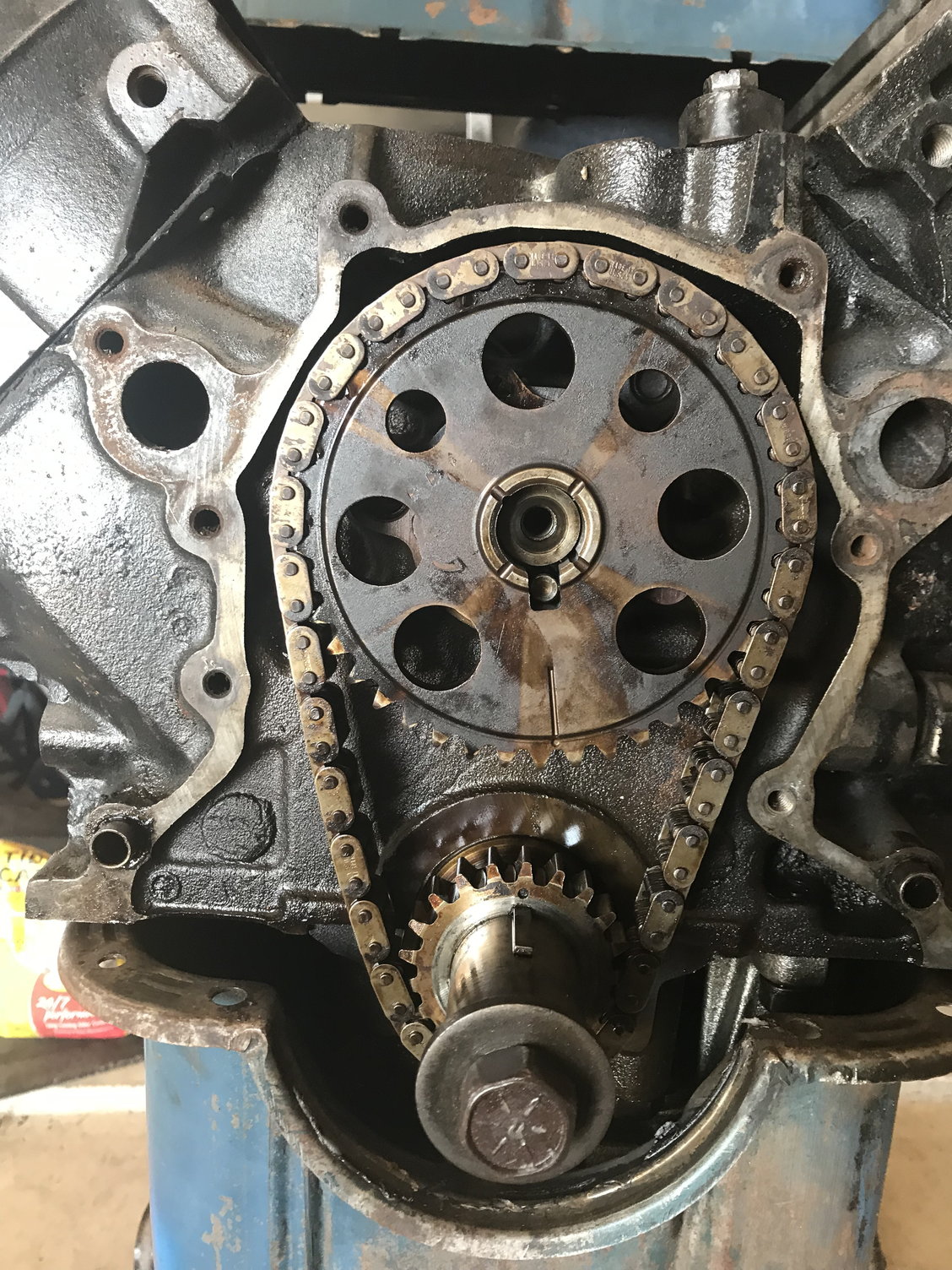 ford 302 timing chain replacement