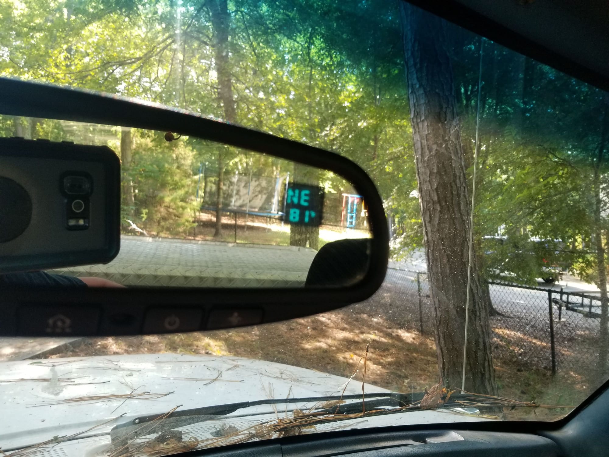 nissan map light rear view mirror