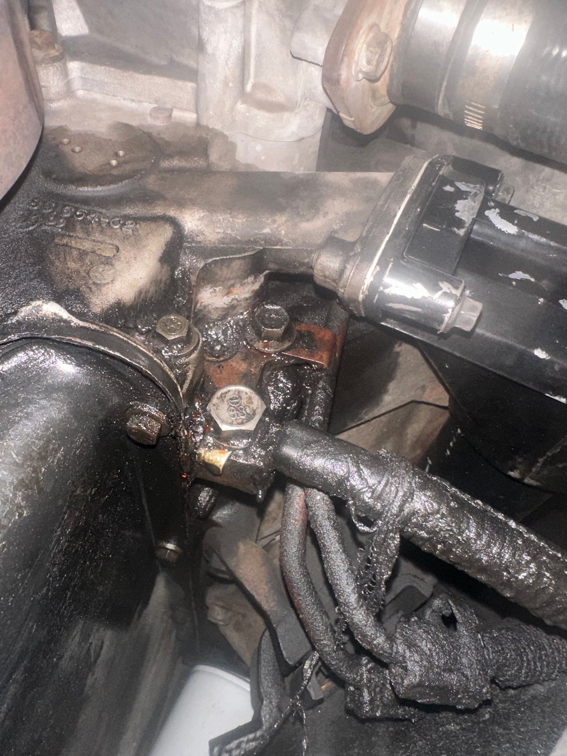 Possible timing cover leak Ford Truck Enthusiasts Forums