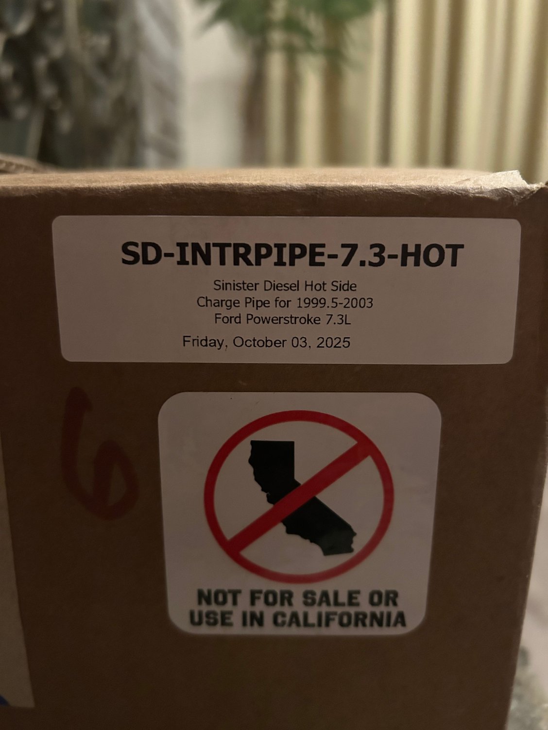 Even though they are based in Cali they are not CARB compliant. 