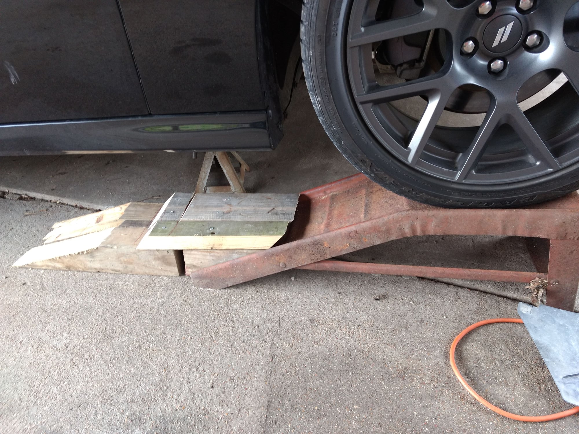 Made Some Ramp Adapters For Low To The Ground Car Oil Changes Ford Truck Enthusiasts Forums