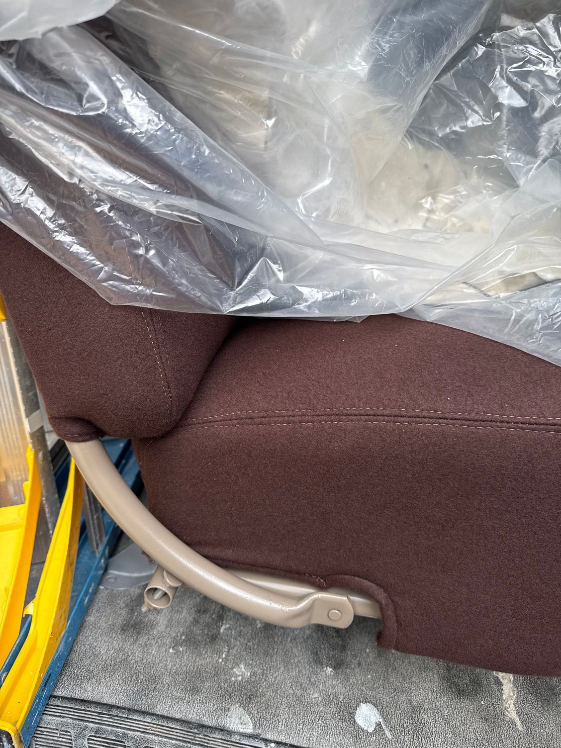 I used the taupe color on the seats tubing 