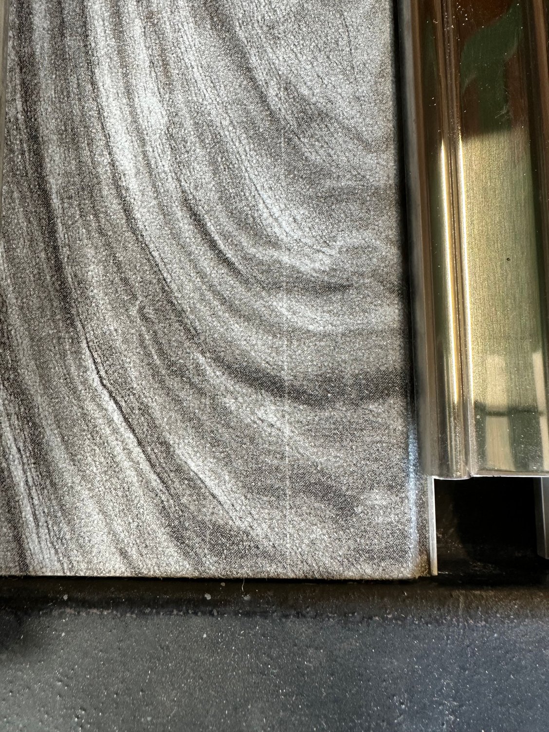 Close up of how it fits. 