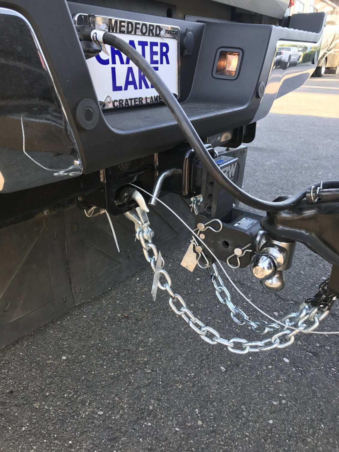 Safety chain on new Ford hitch - Page 2 - Ford Truck Enthusiasts