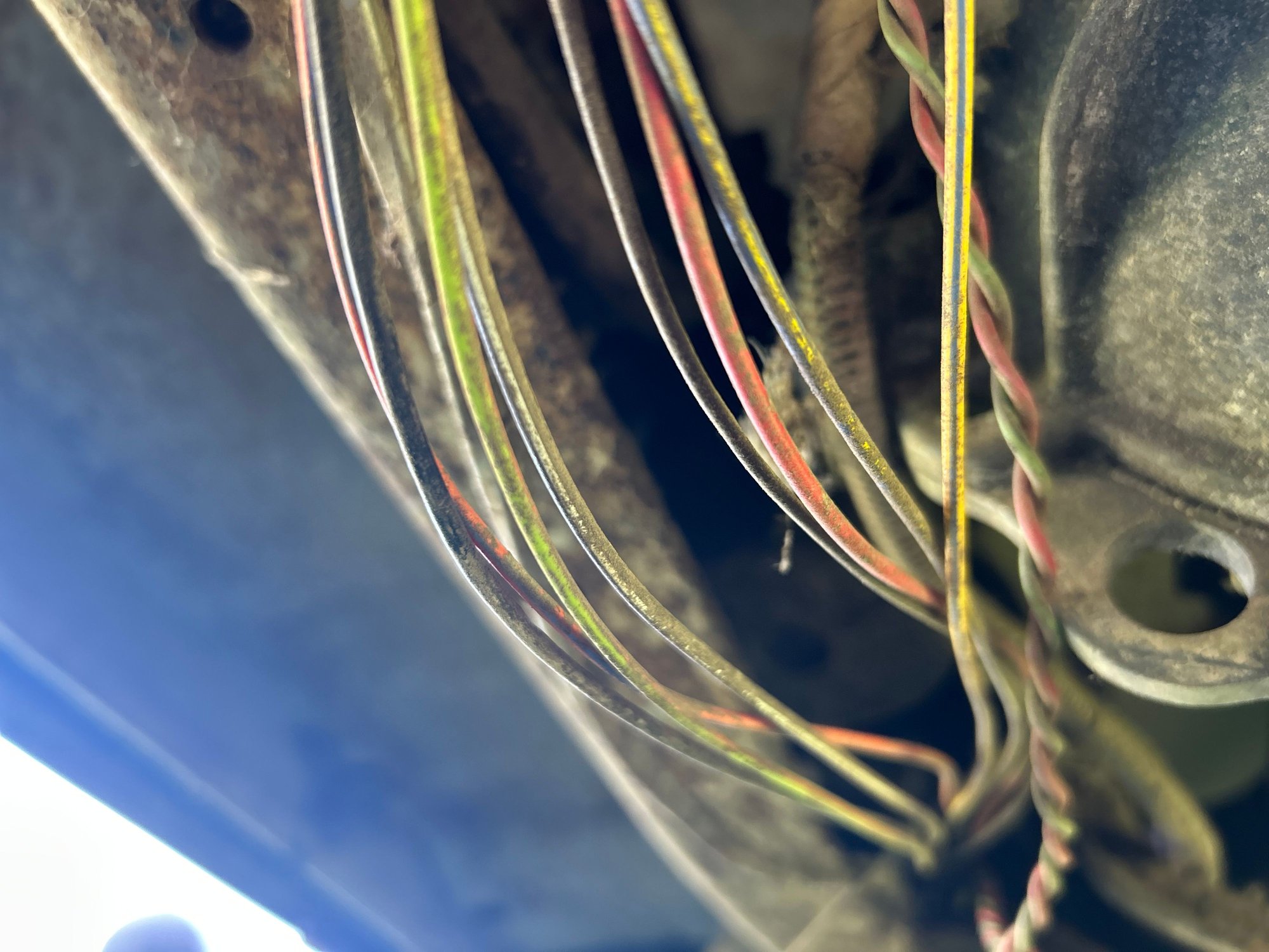 General wires around the area