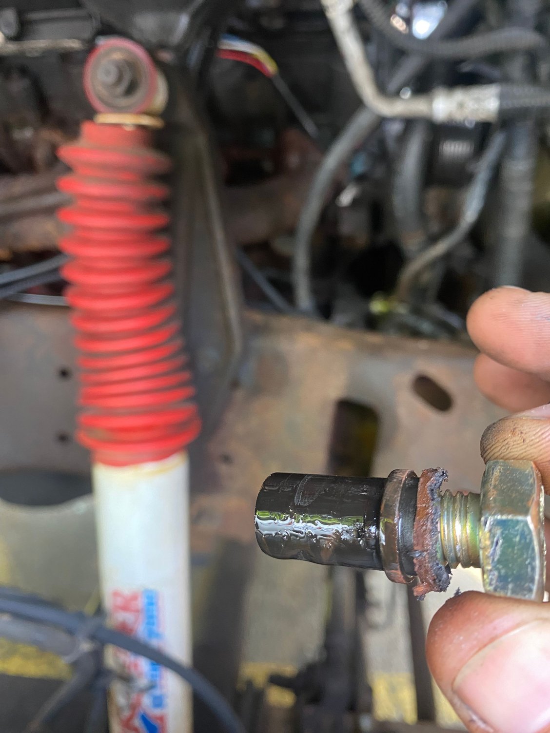 crank sensor broke in the block PLEASE HELP!!!!!! Ford Truck