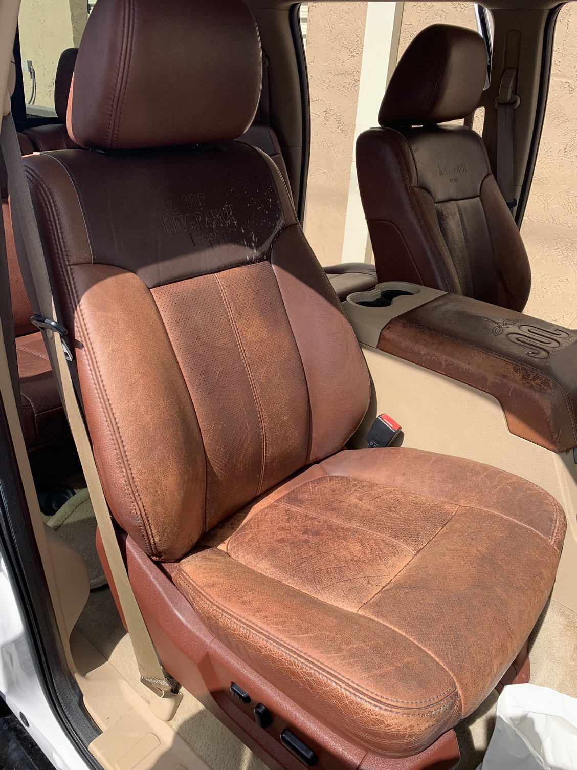 King Ranch Leather Refinished Ford Truck Enthusiasts Forums