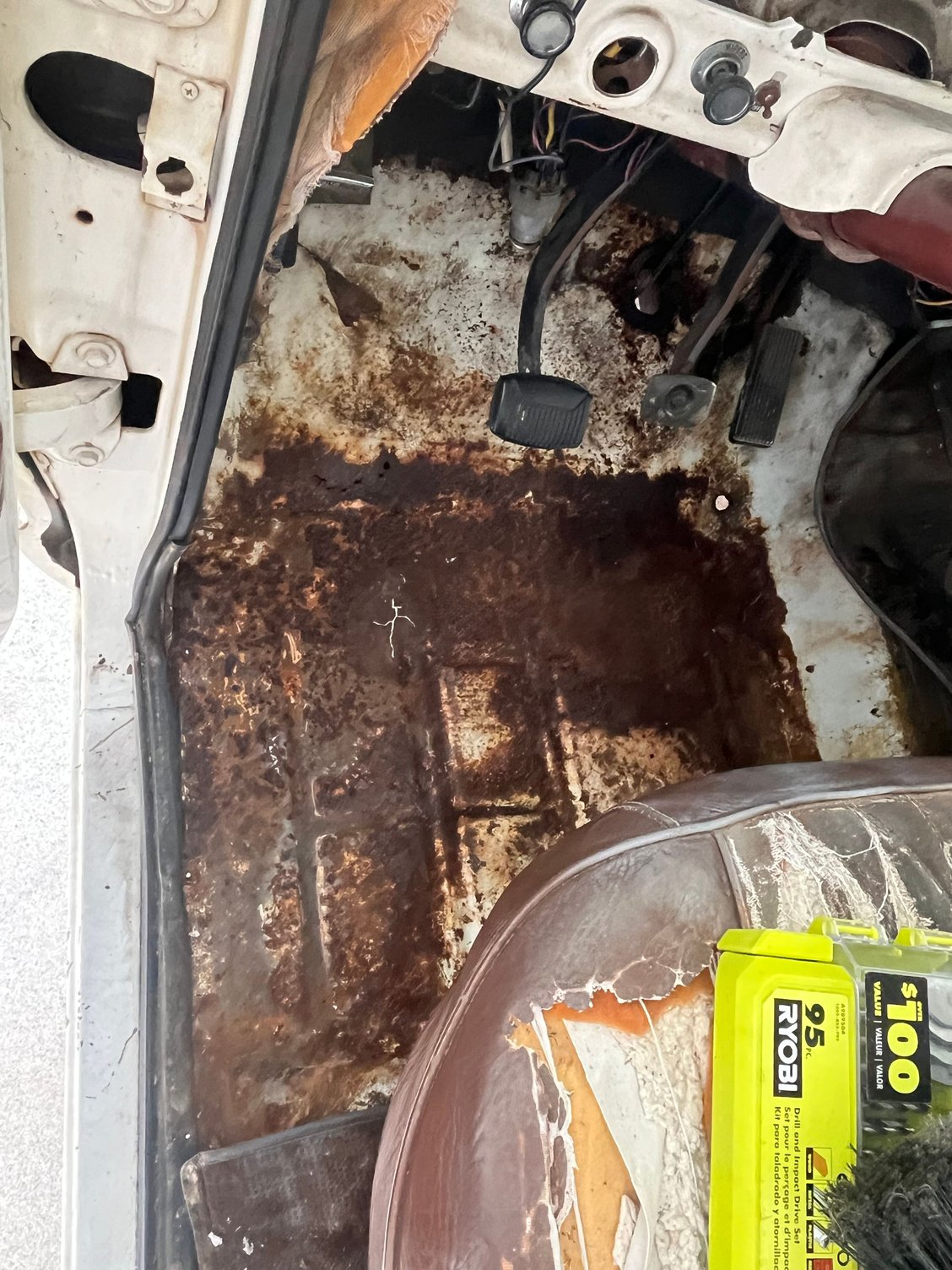 Driver�s side, unprepped for work