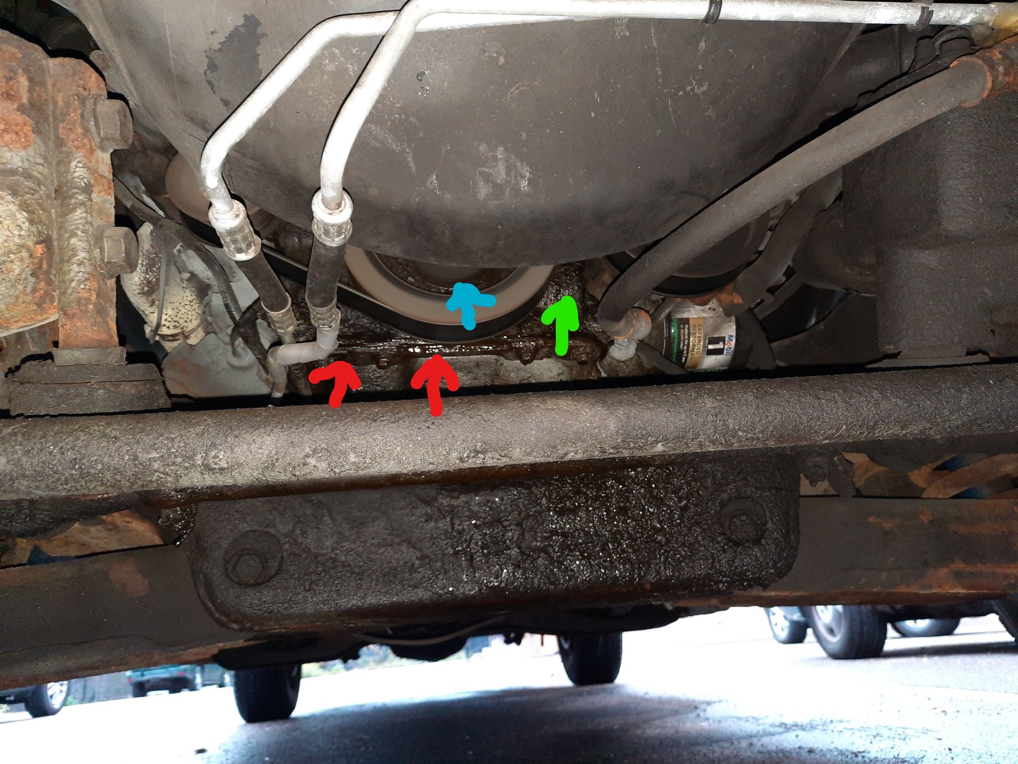 Front of oil pan gasket leak? Ford Truck Enthusiasts Forums