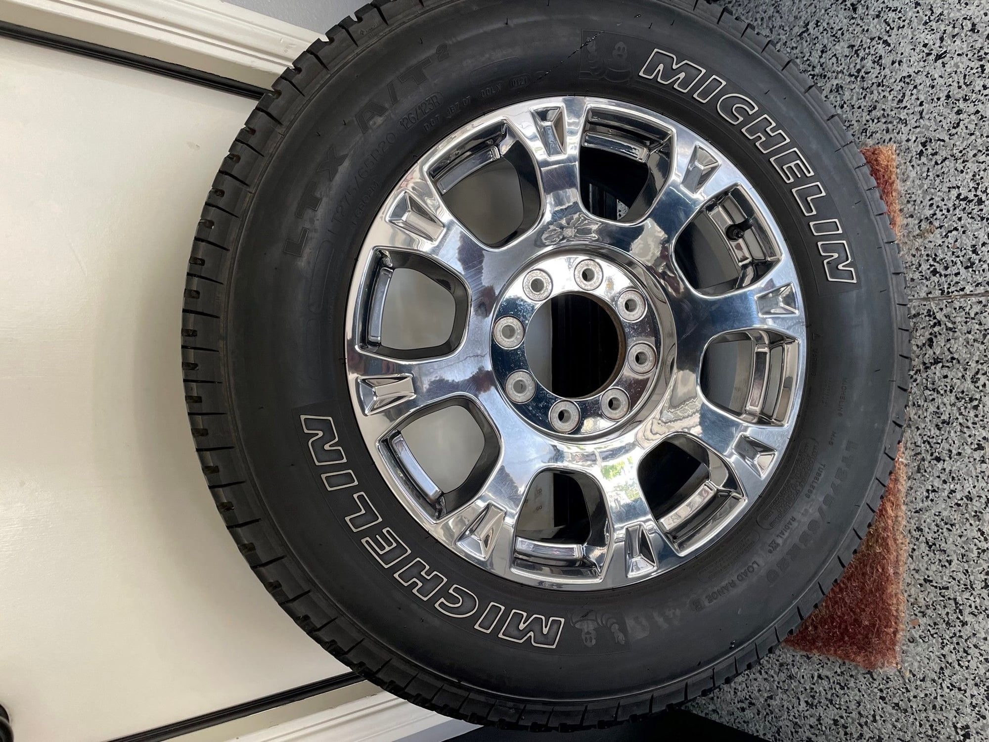 Wheels and Tires/Axles - 20" OEM Chrome Package Wheels 2020-2022 F250/F350 SRW - Used - 2017 to 2024 Ford F-250 Super Duty - Santa Clarita, CA 91354, United States