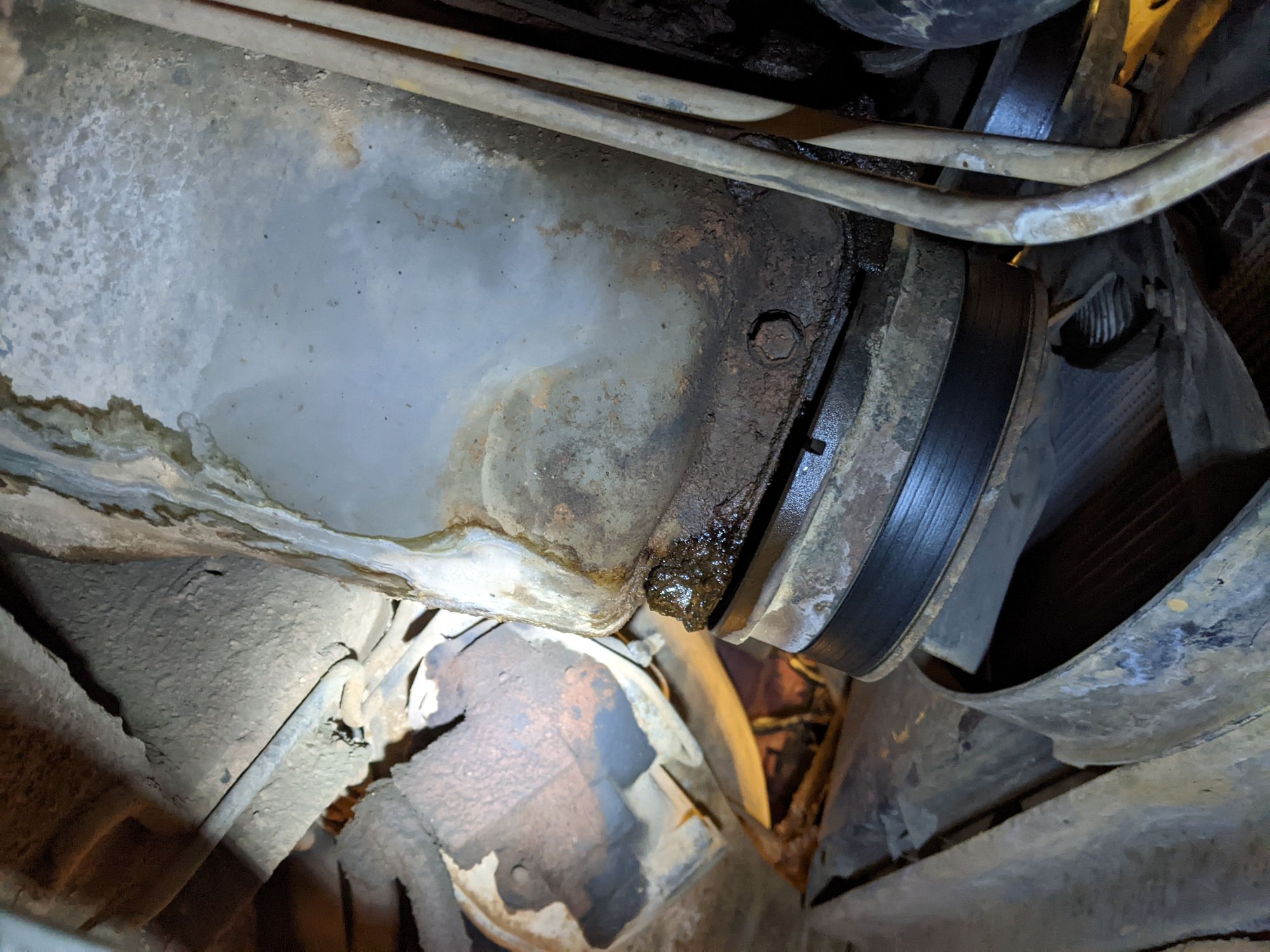 93 4.9L Possible Timing Cover Coolant Leak Ford Truck Enthusiasts Forums